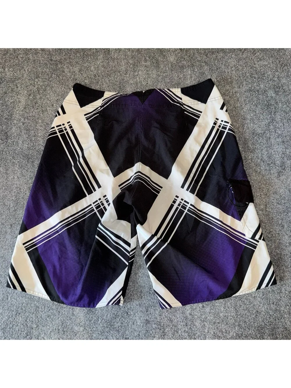 Tony Hawk Abstract Grunge Surf Board Shorts Mens MD Vtg y2k 90s Rare